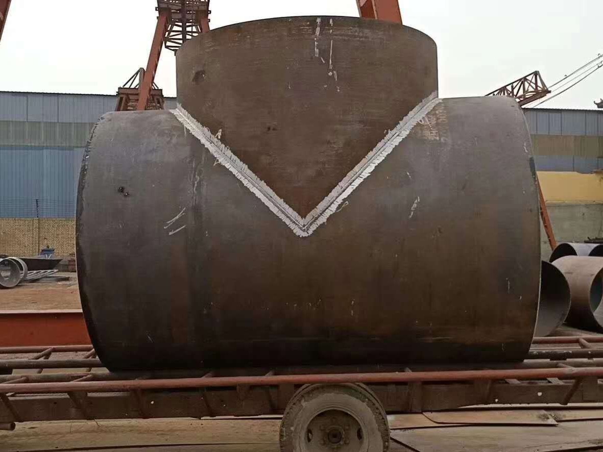 大口徑焊接三通2032*12，鋼板制焊接三通